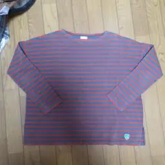 オーチバル　ビショップ　ストライプ 長袖Tシャツ　コクーン