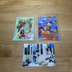 ディズニー 3Dポストカード 立体カード シンデレラ等　3枚セット