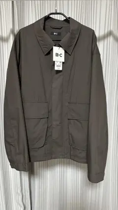 ユニクロC コットンショートブルゾン ダークブラウン　ＸＬ