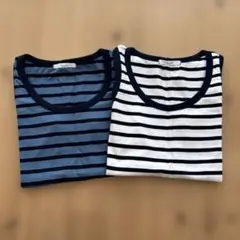 ストライプタンクトップ2枚セット