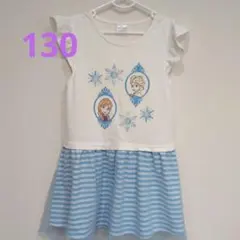 アナと雪の女王　ノースリーブワンピース　130サイズ