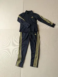 adidas ジャージセット 黒/黄色