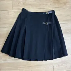 バーバリー ウール 100％ ブルーレーベル 巻きスカート