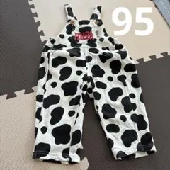 チロルチョコ　牛柄　サロペット