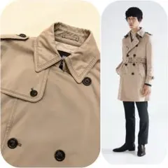 【美品】BURBERRY バーバリーブラックレーベル　トレンチコート　スプリング