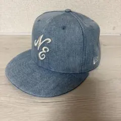 ニューエラ　59FIFTY Classic Logo ウォッシュドデニム