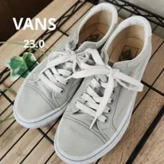 VANS ヴァンズ スニーカー 23cm ライトグレー ローカット P3