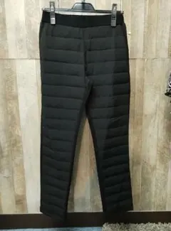 早い者勝ち！新品！暖か！noa-ge　ブラック　ダウンパンツ　Ｌサイズ