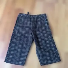 COMME CA ISM チェック柄キッズパンツ