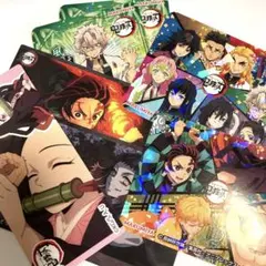 鬼滅の刃　キラキラ　シール　カード　非売品　　　　　　　まとめ売り