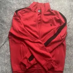 Polo by Ralph Lauren レッド ジップアップ スウェット赤