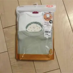 新品　ベビー肌着　冬用　70 ロンパース 男の子　2枚セット