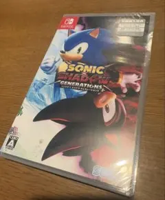 新品未開封早期特典付 ソニック×シャドウジェネレーションズSwitch版のサムネイル