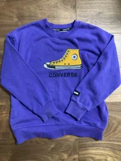CONVERSE コンバース トレーナー スウェット パープル 130cmのサムネイル