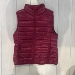 【古着】UNIQLO ピンク ダウンベスト