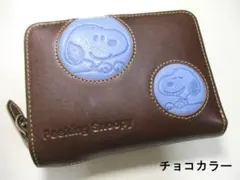 新品 スヌーピー 財布 レディース 二つ折り ラウンド ブランド 本革 レトロCのサムネイル