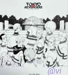 東京リベンジャーズ 原画展 ミニ色紙 コレクション C 東京卍會 集会