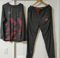 未使用QatarAirwaysルームウェアセット M パジャマ収納袋付き