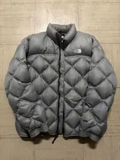 The North Face グレー 短丈ダウンジャケット 600フィルパワー