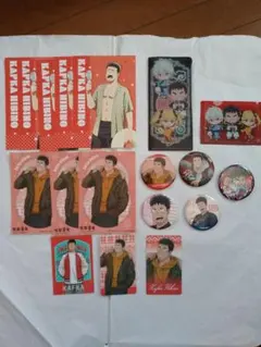 怪獣８号　日比野カフカ　有明　缶バッジ　特典カード　ホロカード　グッズまとめ