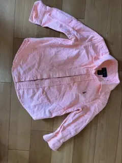 Ralph Lauren 蛍光オレンジ　長袖シャツ 2T