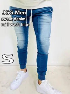 JGG.Men ジェギングメン スウェットデニム スキニーパンツ mwaxl 