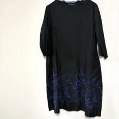 CRESCENT DUO 七分袖 チュニック Mサイズ　クレッシェント　綿　麻