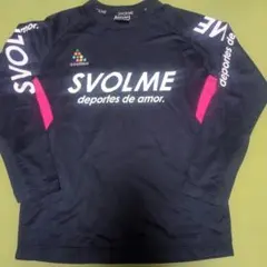 SVOLME 長袖プラクティスシャツ ネイビー 140