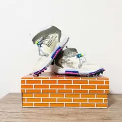 【美品】オフホワイト × ナイキ エアフォース1 ミッド 