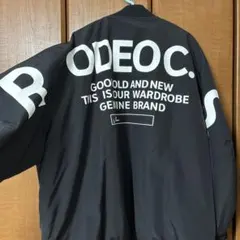 RODEO CROWNS LOGOスタンドネックブルゾン BLK Lサイズ - メルカリ