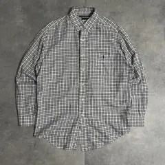 Ralph Lauren polo golf 長袖チェックシャツLポニー刺繍ロゴ