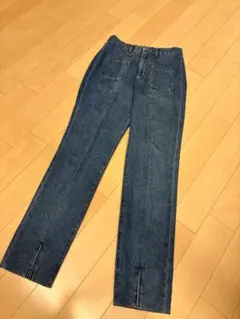 IENA フロントスリット入り デニムパンツ38のサムネイル