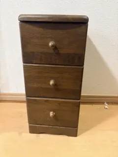木製 3段 ミニチェスト 小物入れ