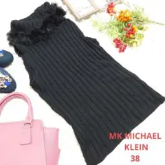 ✨美品✨MK MICHAEL KLEIN♥ラビットファー/ノースリーブニット Mのサムネイル