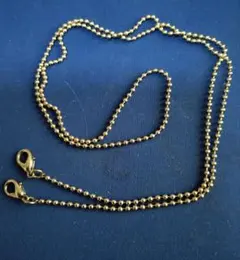 シルバー ボールチェーン ネックレス