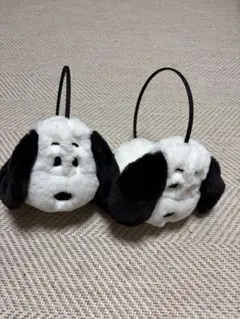 ユニバーサルスタジオ スヌーピー耳当て2個セット