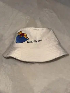 プーさん バケットハット Look! Up here!