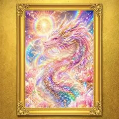 니지황, 드래곤, 후쿠즈이, 드래곤 갓, 굿 럭, 프리미엄, 커스, 페인팅 아트, 액자 없음, 풍수 부적