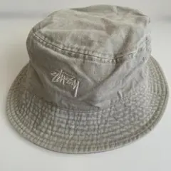 STUSSY ハット ベージュ L/XL