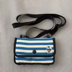 CHUMS ストライプショルダーバッグ