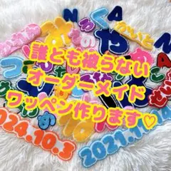 スモック　体操服　上履き入れ　ワッペン　フェルト　お名前　カラー帽子　名札