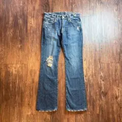 【古着】EDWIN 511R ブーツカット デニムパンツ フレア W28 L33