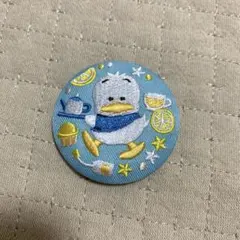 サンリオ♦あひるのペックル♦刺繍缶バッジ