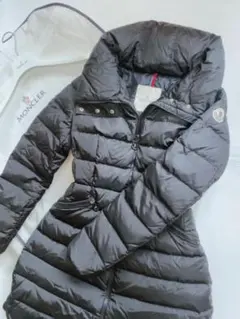 モンクレール　FLAMMETTE 0 フラメッテ 黒　ダウンジャケットロング