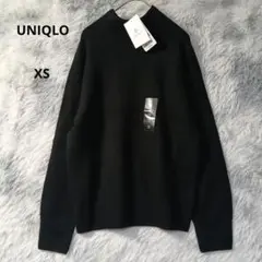 【新品タグ付き】UNIQLO ブラック ハイネックセーター XS