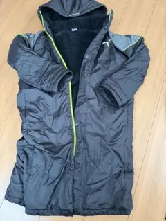 PUMA ベンチコート 黒 フード付き　150