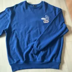 トレーナー青 M