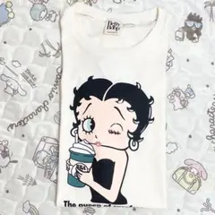 新品未使用 BettyBoop ベティちゃん 半袖Tシャツ アイボリー スイーツ
