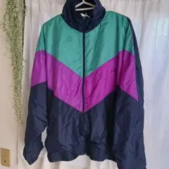 ROMBO　ナイロンジャケット 緑/紫/紺