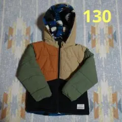 BREEZE　中綿ボアリバーシブル　ブルゾン　130　ジャンパー　コート